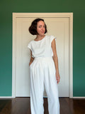 Maglietta sartoriale bianca