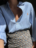 Combo pareo + camicia Ralph Lauren • azzurro righe bianche