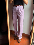 Pantalone lilla con pince