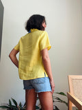Camicia Lara bicolor giallino + azzurro