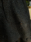 PRE ORDINE • Abito corto jacquard nero