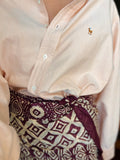 Combo pareo + camicia Ralph Lauren • pesca e prugna