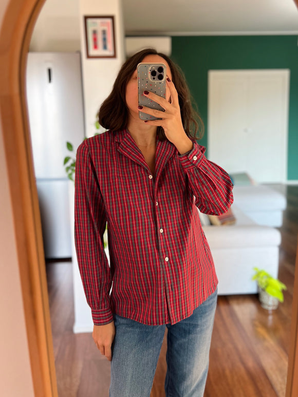 Camicia tartan rossa
