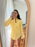 Combo pareo + camicia Ralph Lauren • fiorellini e giallino