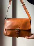Borsa cuoio chiaro