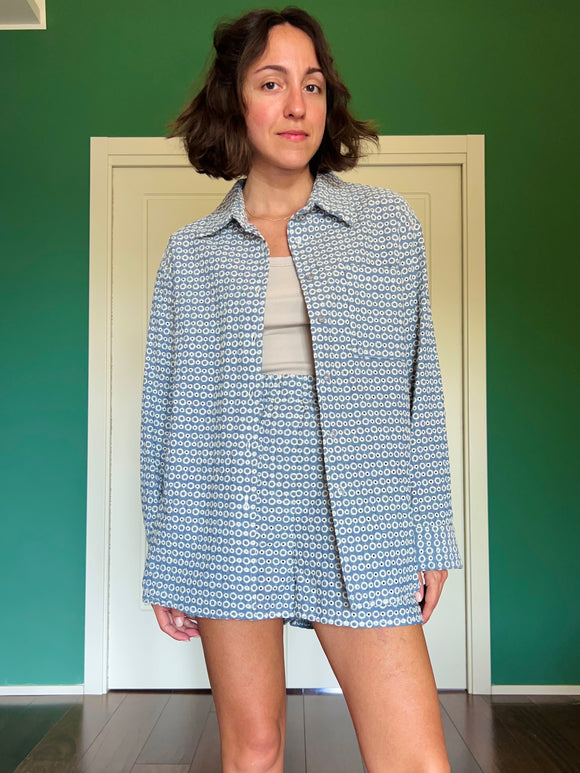Camicia sartoriale sangallo denim