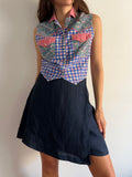 Camicetta corta patchwork