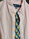 Combo pareo + camicia Ralph Lauren • righe rosa e esagoni