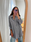 Camicia Ralph Lauren pied de poule blu