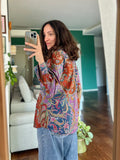Camicia paisley di cotone