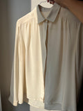 Camicia panna colletto piccolo