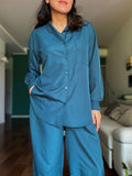 Camicia sartoriale satin carta da zucchero