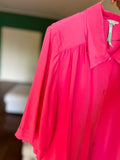 Camicia fuxia di seta