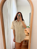 Combo pareo + camicia Ralph Lauren • beige e verde