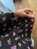 Kimono di seta a fiori