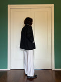 Blazer nero sartoriale