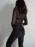 PRE ORDINE • Top luccicante nero