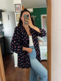 Kimono di seta a fiori