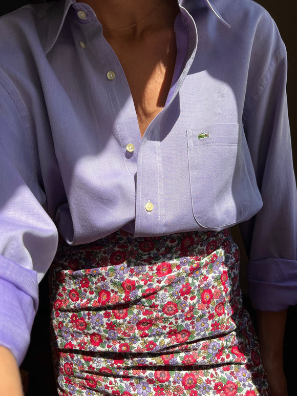Combo pareo + camicia Lacoste • lilla