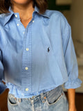Camicia Gilbi Ralph Lauren azzurra con colletto