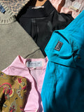 Camicia turchese Versace