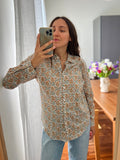 Camicia di cotone gelsomino giallo