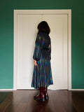 Abito con cintura lungo holographic