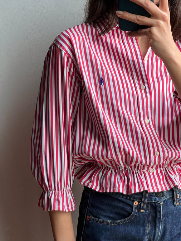 Camicia Gilbi Ralph Lauren righe rosse