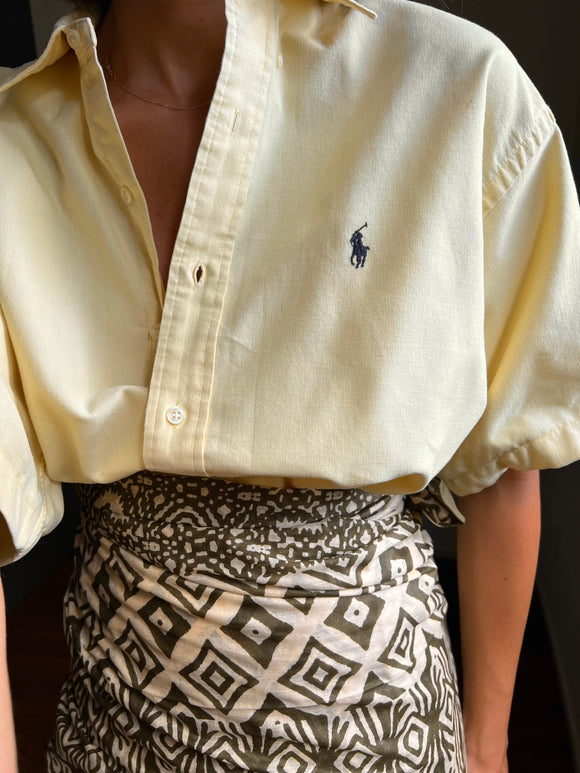 Combo pareo + camicia Ralph Lauren • verde oliva e giallino