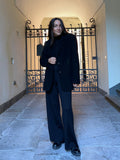 Blazer nero di lana