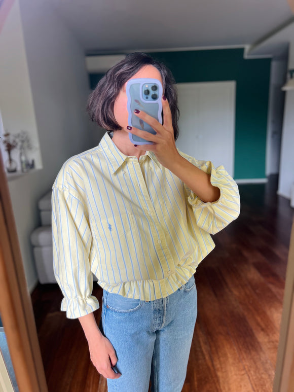 Camicia Gilbi Ralph Lauren giallina righe