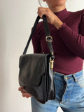 Borsa nappa nera