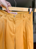 Pantalone Alberto cotone senape