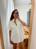Combo pareo + camicia Ralph Lauren • bianco e fiori colorati