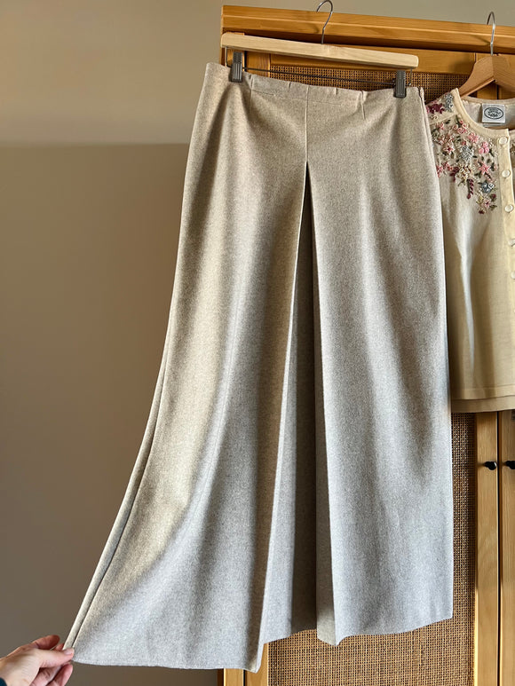 Gonna lunga in lana e cachemire