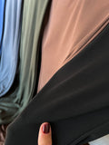 PRE ORDINE • Pantalone a zampa a costine nero