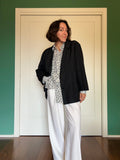 Blazer nero sartoriale