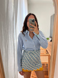 Combo pareo + camicia Ralph Lauren • azzurro e giallo