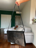 Maxi pochette nera cocco