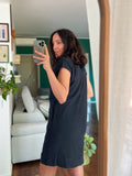 Tubino nero con tasche
