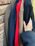 Cappotto blu notte pura lana