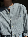 Camicia Gilbi Ralph Lauren quadretti verde bottiglia