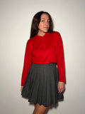 Maglione polo rosso