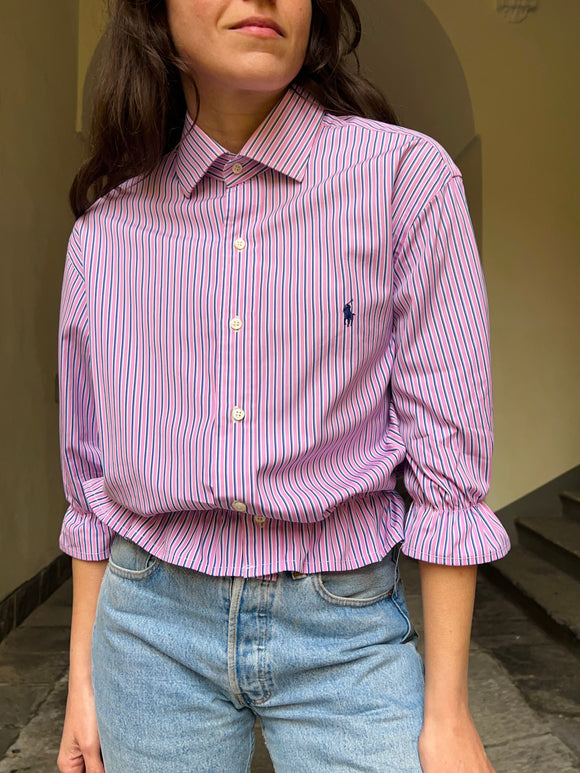 Camicia Gilbi Ralph Lauren righe rosa