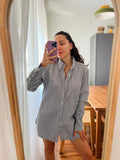 Combo pareo + camicia Ralph Lauren • righe e fiorellini con lilla
