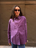 PRE ORDINE • Camicia ampia viola polveroso