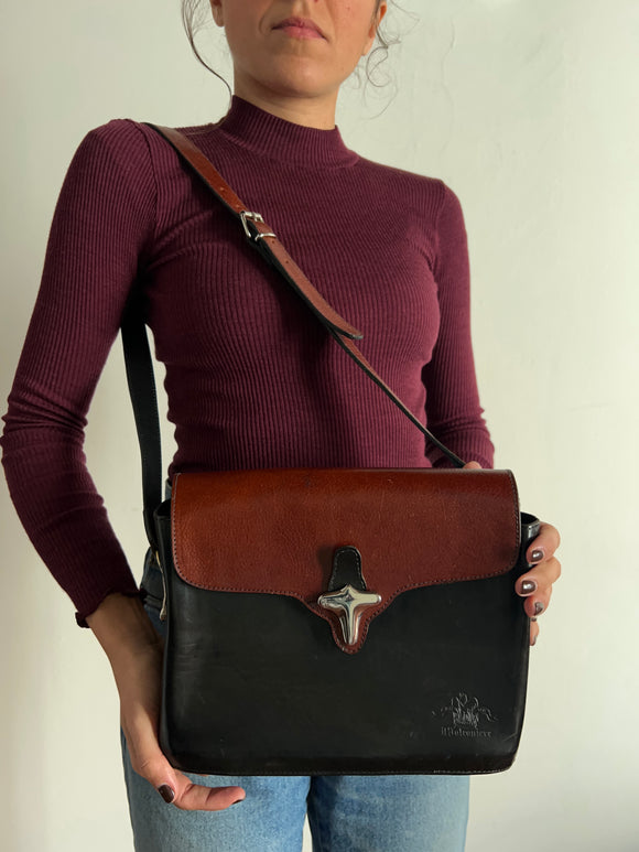 Borsa rigida bicolor