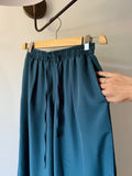 Pantalone sartoriale ampio satin carta da zucchero