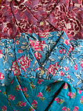 Camicia di cotone viola