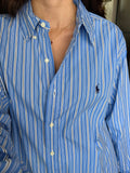 Camicia Ralph Lauren righe azzurre